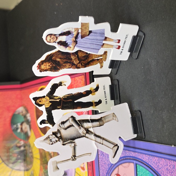 The Wizard of Oz Yellow Brick Road Board Game Pressman Vintage 1999, Vhs, Book, - Picture 3 of 16